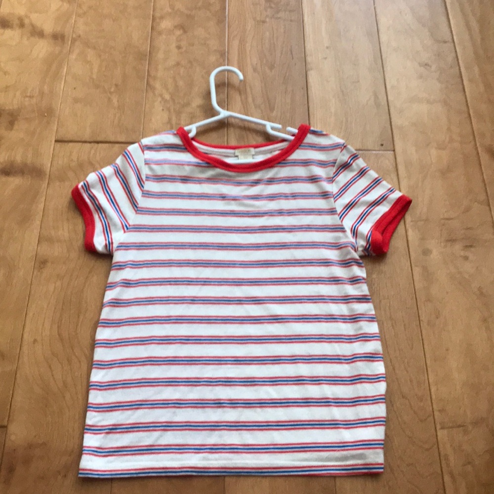 cute very soft & stretchy forever 21 striped shirt